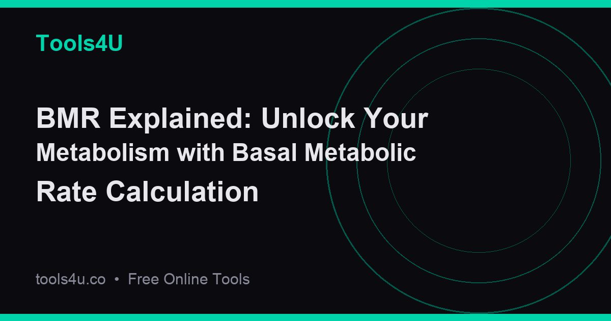 Basal metabolic rate definition and vital functions